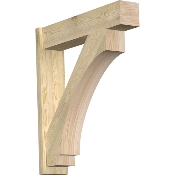 Ekena Millwork Imperial Block Rough Sawn Outlooker, Douglas Fir, 8"W x 36"D x 40"H OUT08X36X40IMP05RDF - main